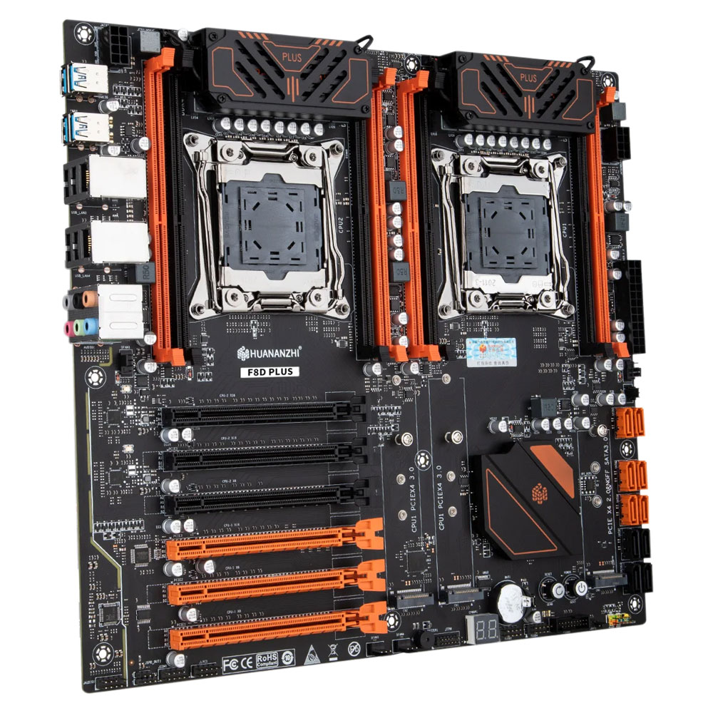 HUANANZHI X99 F8D PLUS Motherb - X99 Dual Cpu Motherboard Combo recension och pris