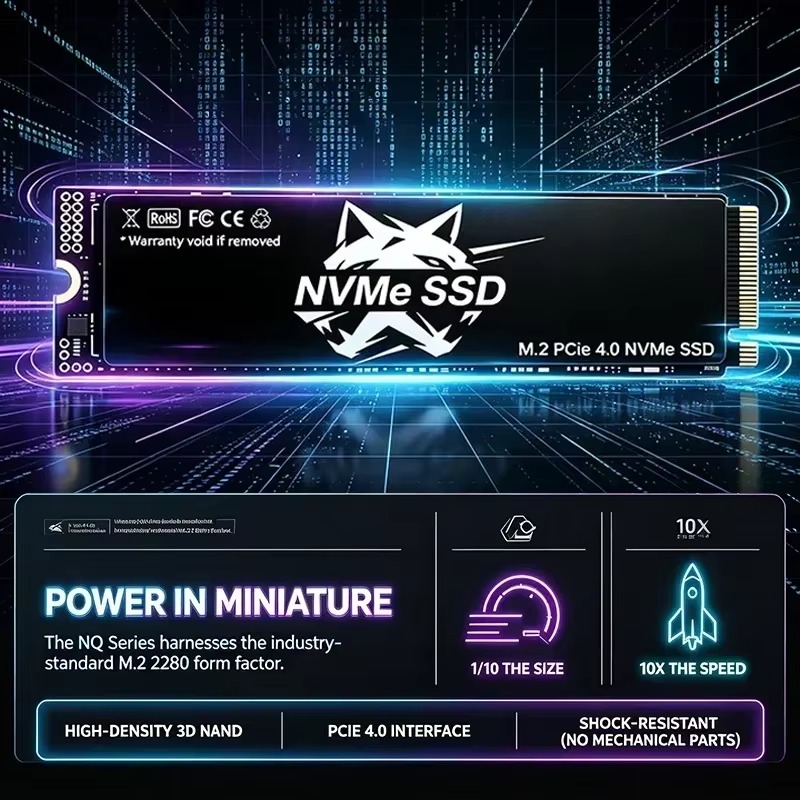 Internal M.2 NVMe SSD 2280 PCI - M.2 Nvme 4Tb Pcie 4.0 Ssd recension och pris