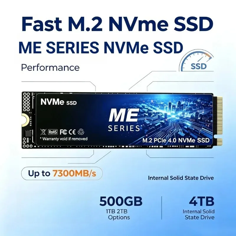 PCIe 4.0 NVMe M.2 SSD 7300MB/s - M.2 Nvme 4Tb Pcie 4.0 Ssd recension och pris
